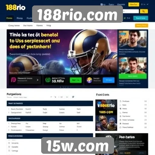 Experiência do usuário no site 188rio.com